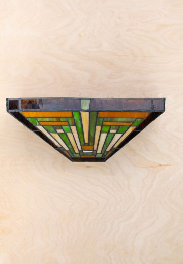 Art Glass Pocket Wall Sconce