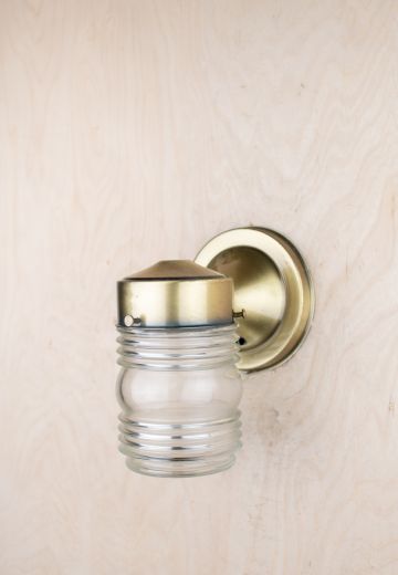 Jelly Jar Wall Sconce