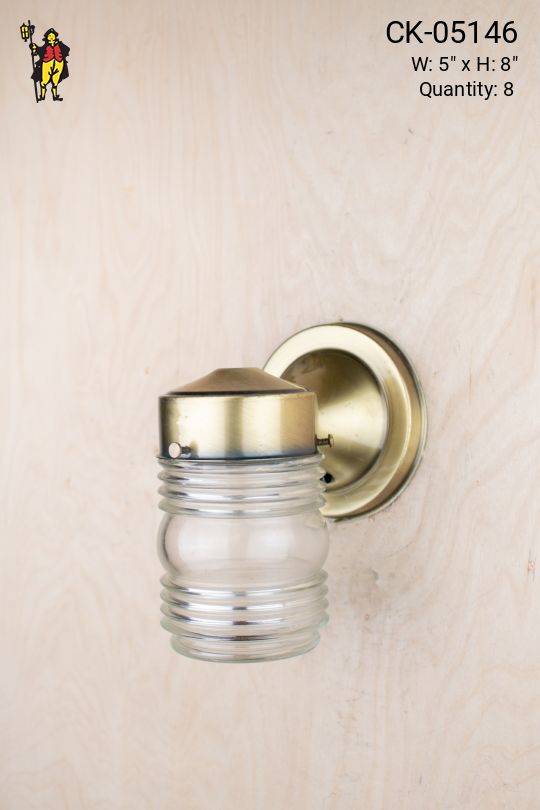 Jelly Jar Wall Sconce