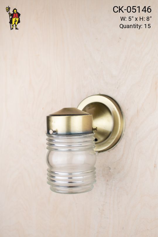 Jelly Jar Wall Sconce
