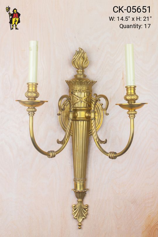 Two Light Traditional Wall Sconce