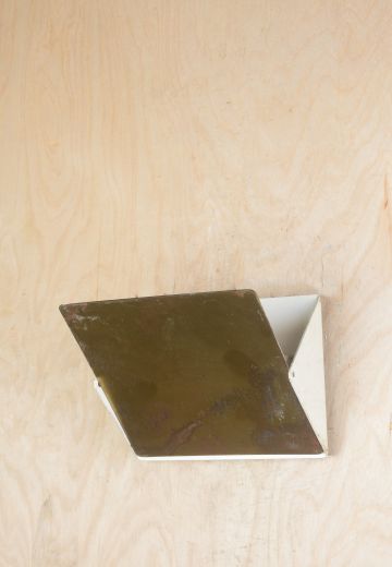 Modern Brass Pocket Wall Sconce