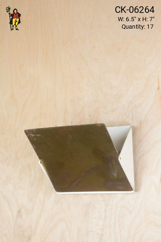 Modern Brass Pocket Wall Sconce