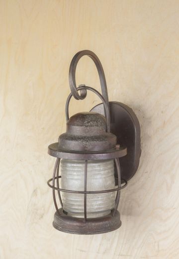 Bronze Lantern Wall Sconce