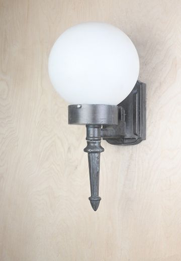 Single Light Outdoor Globe Wall Sconce