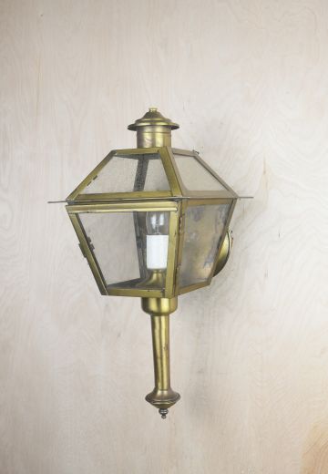Brass Lantern Wall Sconce