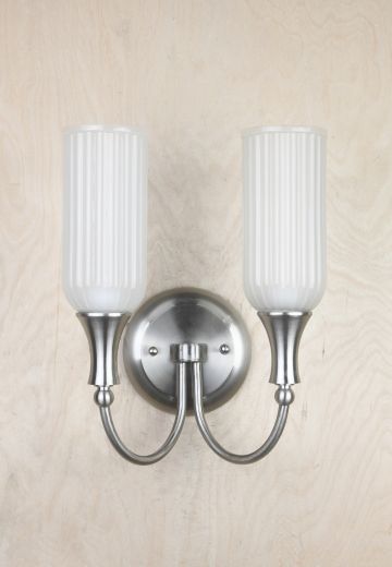 Mid Century Modern Nickel Wall Sconce