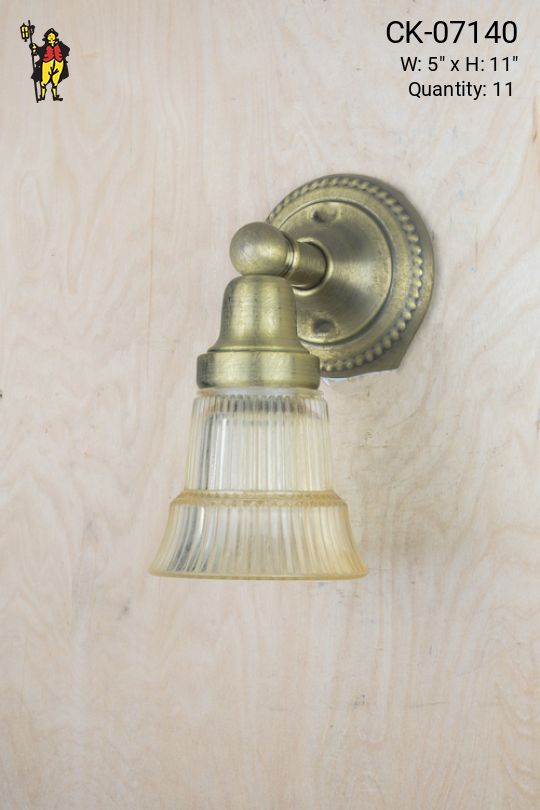 Simple Brass Downlight Wall Sconce