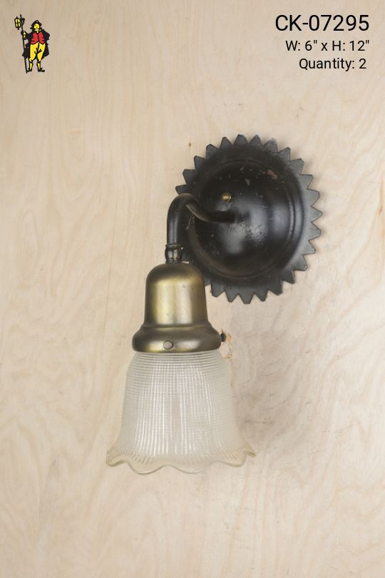 Art Deco Single Down Light Wall Sconce