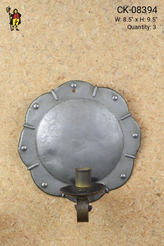 Single Candle Non-Electrified Wall Sconce