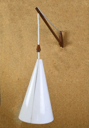 Plastic Pendant Shade Wall Sconce