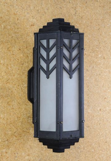 Black Deco Wall Sconce