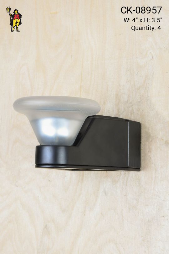 Black One Light Wall Sconce