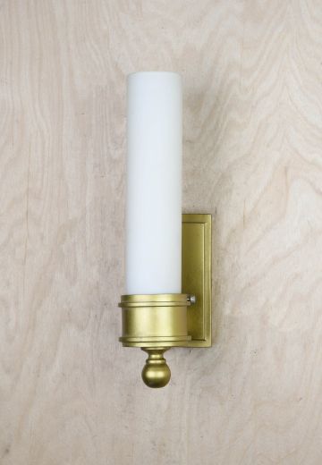 Brass & Glass Wall Sconce