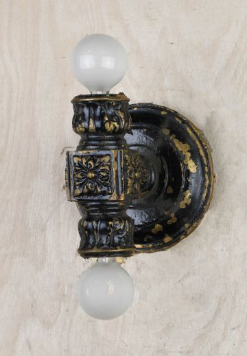 Two Light Distressed Wall Sconce