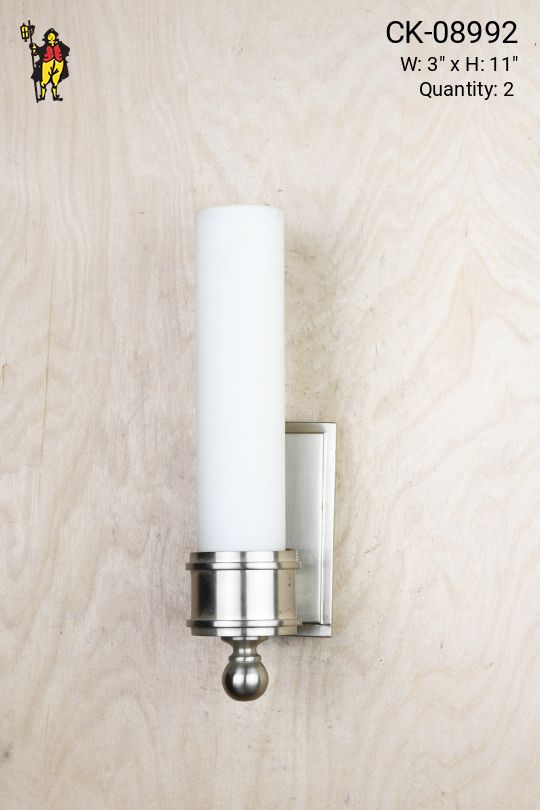 Polished Nickel Wall Sconce
