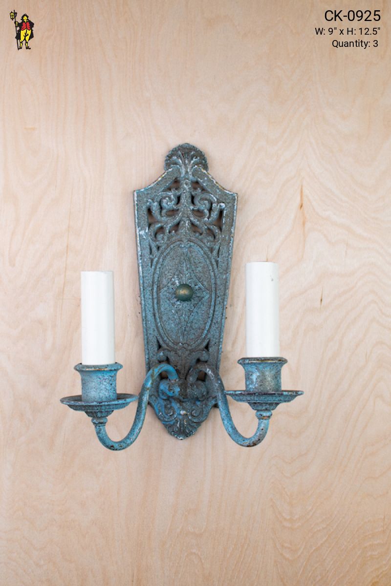 Two Candle Wall Sconce Wall Lights Collection City Knickerbocker Lighting Rentals