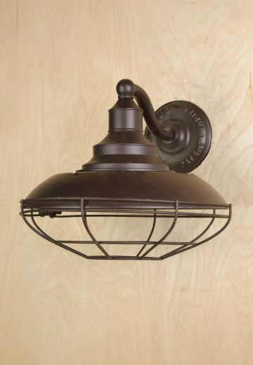 Eleven Inch RLM Wall Sconce w/Cage