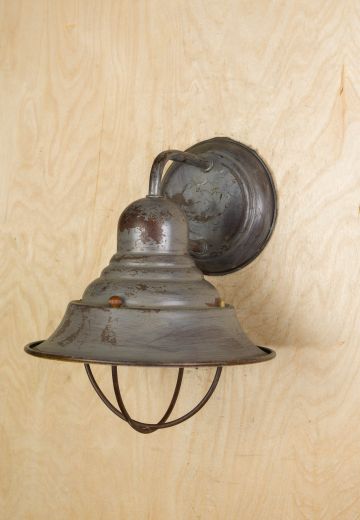 Distressed Cage Wall Sconce (Different Colors)