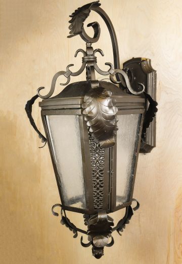 Gothic Oversize Wall Lantern (2 Bronze, 2 Black)