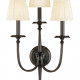 Bronze Three Candle Wall Sconce #0