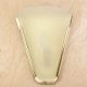 Art Deco Brass & Glass Pocket Wall Sconce #0