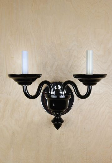 Two Candle Modern Wall Sconce