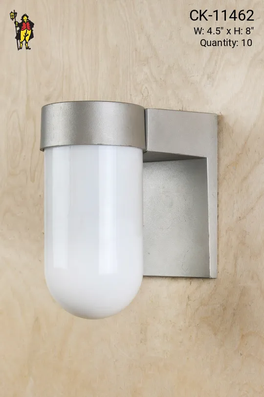 Nickel Industrial Wall Light