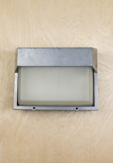 Metal & Glass Outdoor Wall Light