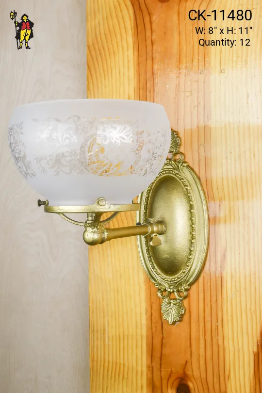 Authentic One Light NonElectric Gaslight Wall Sconce