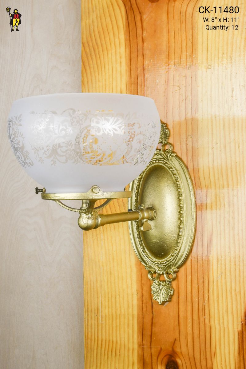 Authentic One Light NonElectric Gaslight Wall Sconce Wall Lights Collection City Knickerbocker Lighting Rentals