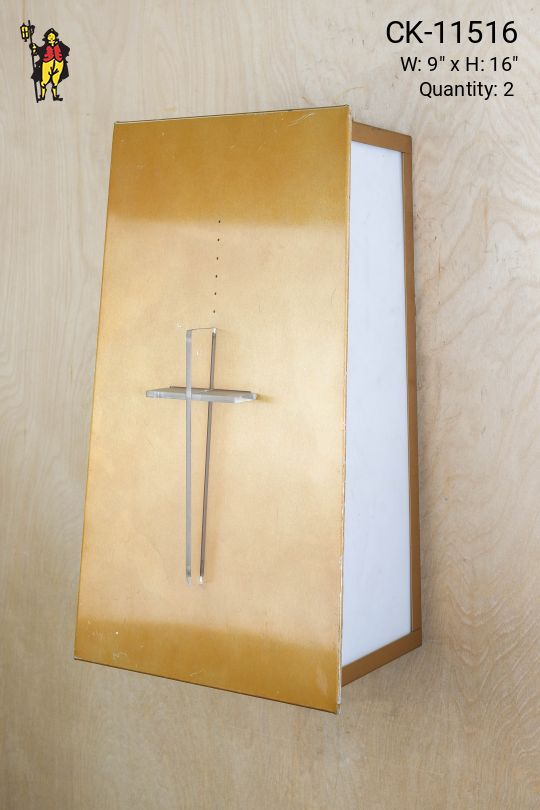 Gothic Cross Wall Sconce