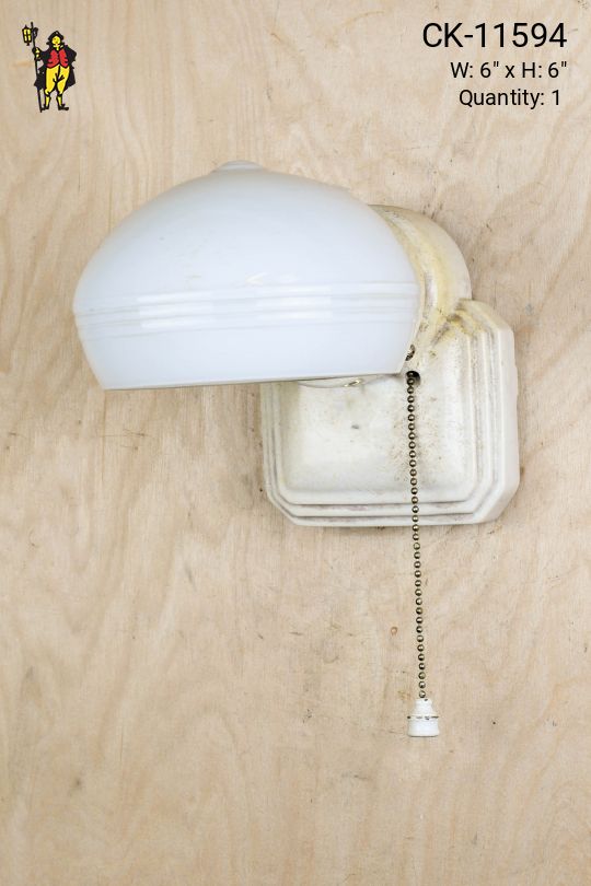 Single Light Porcelain Wall Sconce