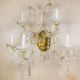 Five Light Crystal Wall Sconce #0