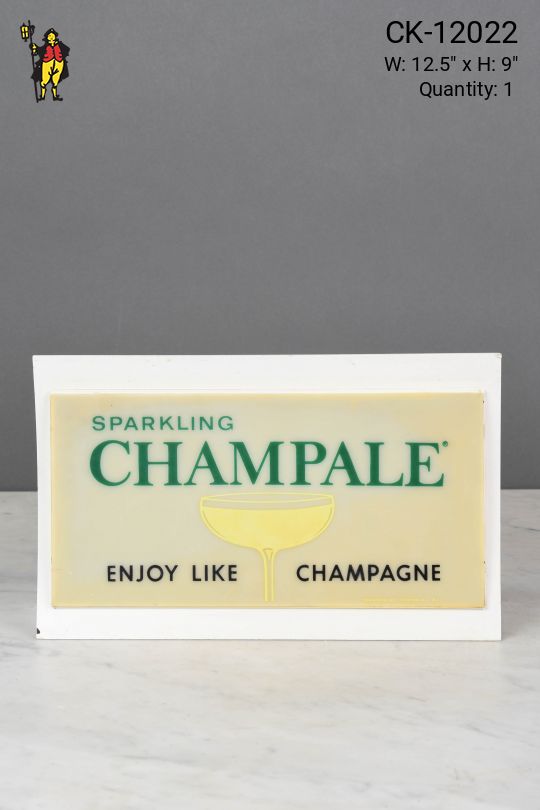 "Sparkling Champale" Sign