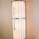 38" Nickel Art Deco Wall Scone #0