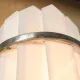 38" Nickel Art Deco Wall Scone #1