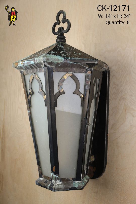 Gothic Outdoor Wall Mounted Lantern
