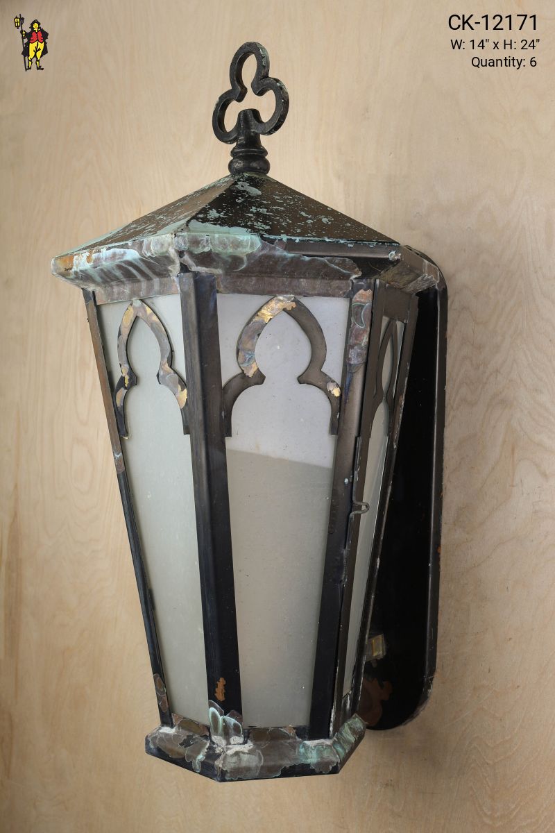 Gothic Outdoor Wall Mounted Lantern Wall Lights Collection City Knickerbocker Lighting Rentals