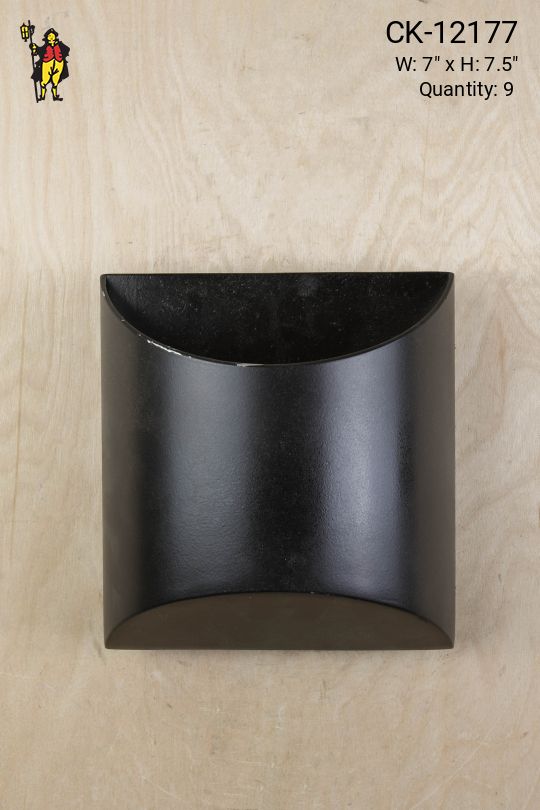 Modern Black Uplight Wall Sconce