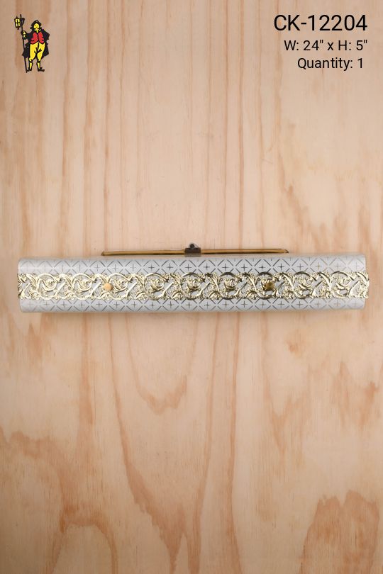 Floral Glass Vanity Wall Sconce