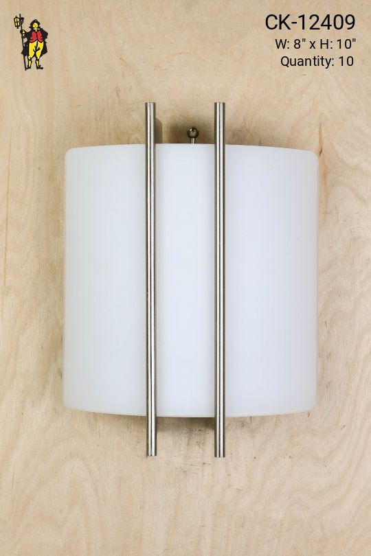 Curved Glass Wall Sconce
