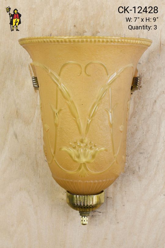 Art Deco Pocket Glass Wall Sconce