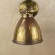 Single Down Light Brass Shaded Wall Sconce #0