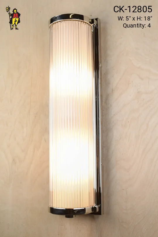 Modern Pillar Glass Wall Sconce