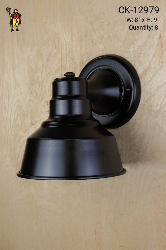 Black Single Down Light Wall Sconce