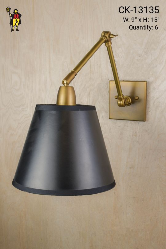 Brass Single Downlight Wall Sconce