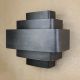 Black Five Ring Oversize Wall Sconce #0