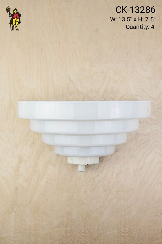 Step Glass Pocket Wall Sconce