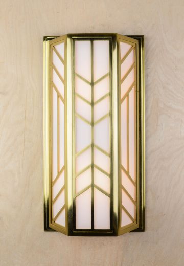 Brass Art Deco Wall Sconce